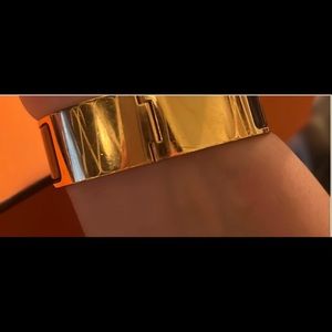 Hermes black and gold bracket .